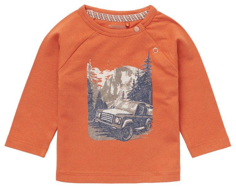 Baby Langarmshirt Jinan Unisex Orange 62 von Noppies