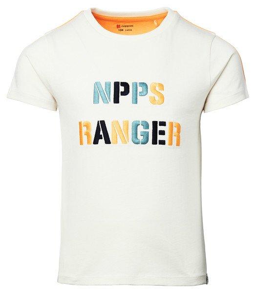 Kinder T-shirt Lannitown Jungen Weiss 92 von Noppies