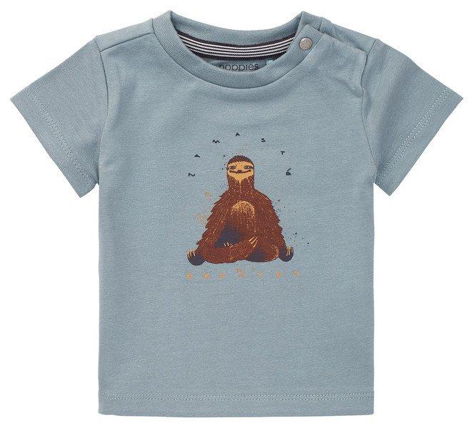 Baby T-shirt Hirosaki Unisex Blau 80 von Noppies