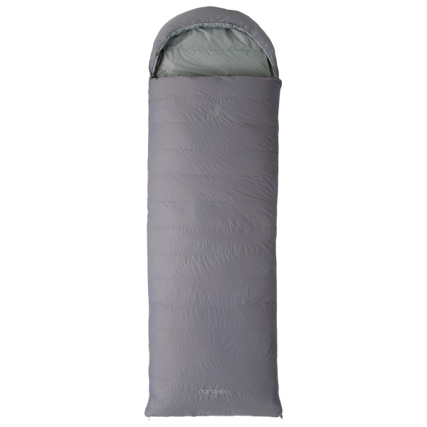 Nordisk - Freja ±0° Blanket Sleeping Bag - Daunenschlafsack Gr L - bis 190 cm grau von Nordisk
