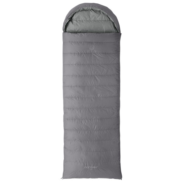 Nordisk - Freja -5° Blanket Sleeping Bag - Daunenschlafsack Gr L - bis 190 cm grau von Nordisk