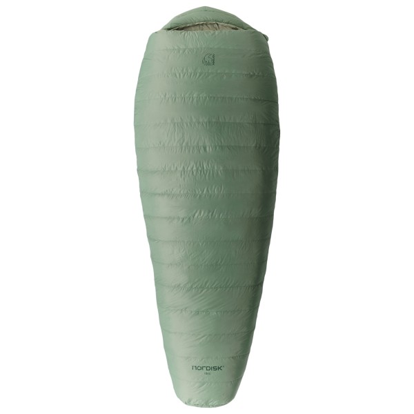 Nordisk - Ides -5° Wide Mummy Sleeping Bag - Daunenschlafsack Gr L - bis 190 cm grün von Nordisk