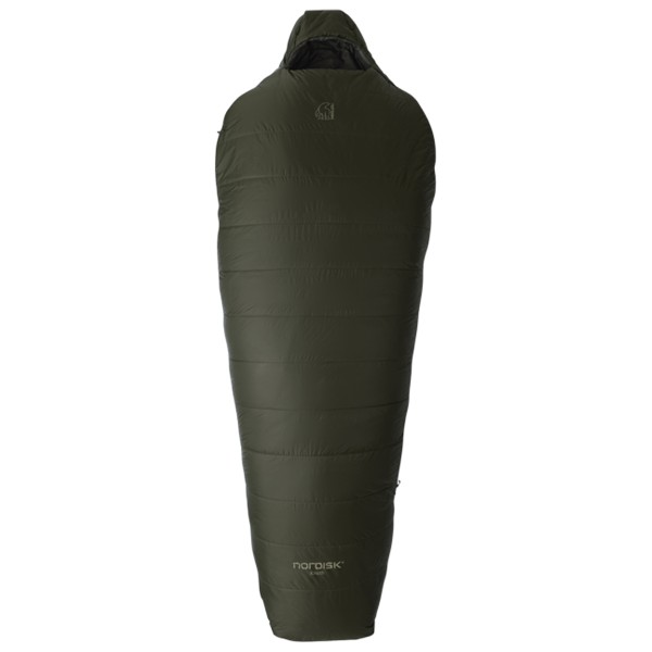 Nordisk - Knuth ±0° Wide Mummy Sleeping Bag - Kunstfaserschlafsack Gr L - bis 190 cm;M - bis 175 cm;XL - bis 205 cm grün von Nordisk