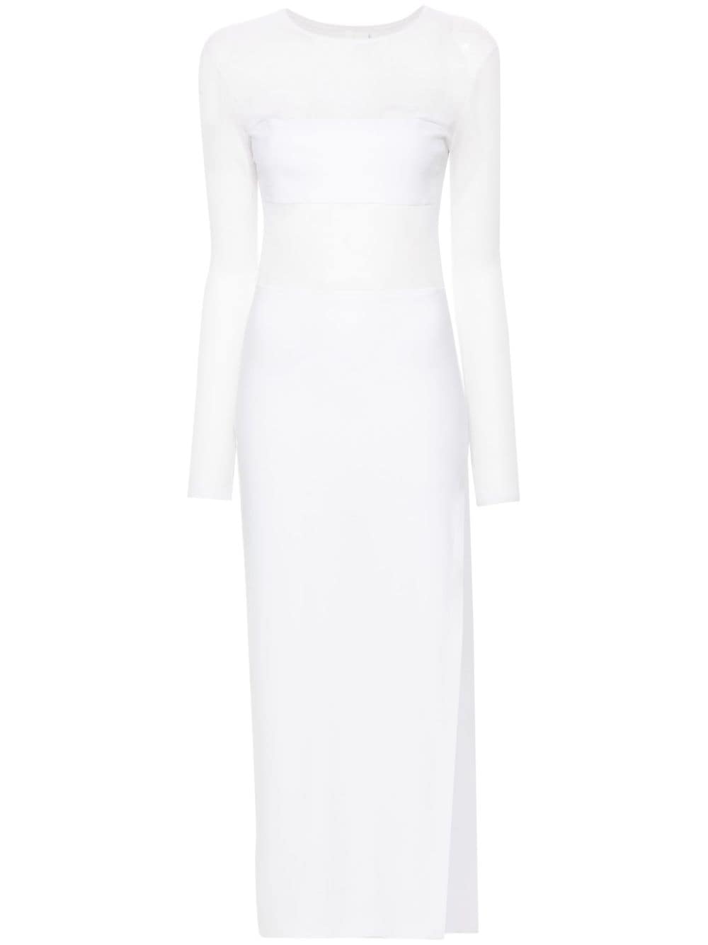 Norma Kamali Dash Dash maxi dress - White von Norma Kamali
