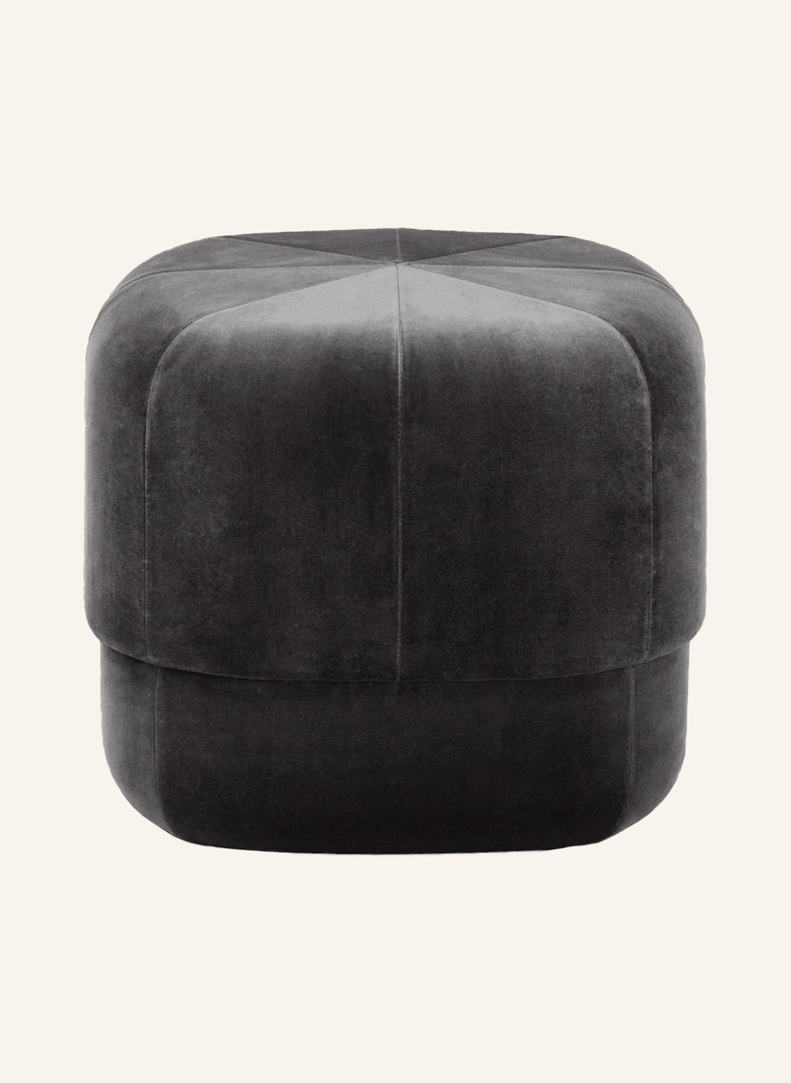 Normann Copenhagen Samt-Pouf Circus grau Normann Copenhagen Samt-Pouf Circus grau von Normann Copenhagen