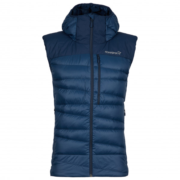 Norrøna - Falketind Down750 Vest - Daunengilet Gr S blau von Norrøna