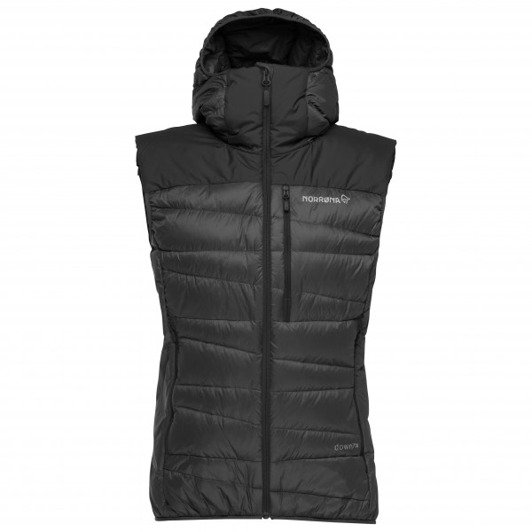 Norrøna - Women's Falketind Down750 Vest - Daunengilet Gr L schwarz/grau von Norrøna