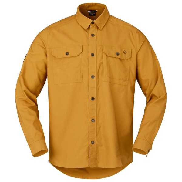 Norrøna - Femund Cotton Shirt - Hemd Gr XL gelb von Norrøna