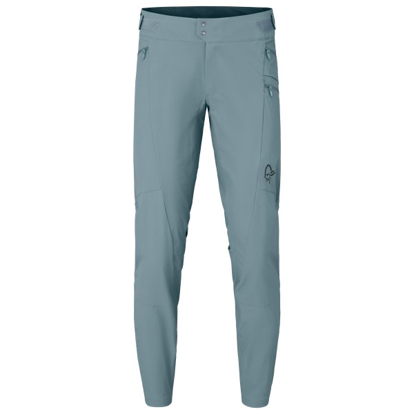 Norrøna - Fjørå Flex1 Tech Pants - Velohose Gr L türkis von Norrøna