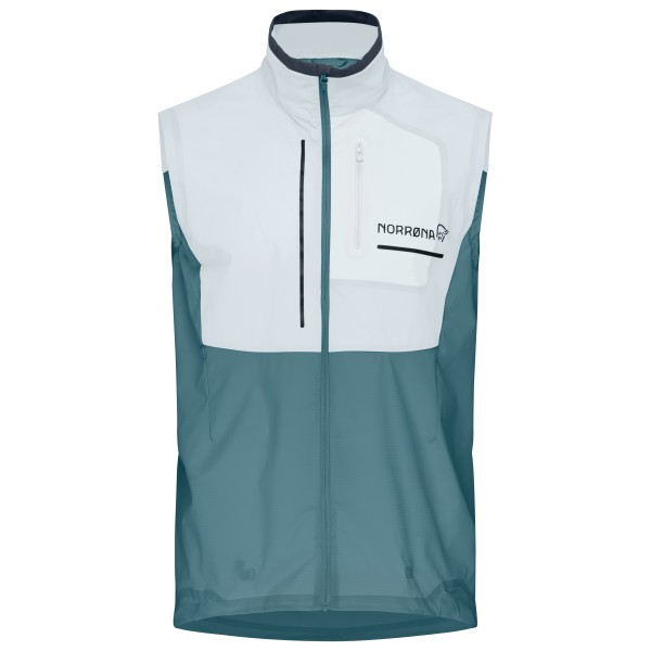 Norrøna - Senja Aero90 Vest - Laufgilet Gr M türkis Norrøna - Senja Aero90 Vest - Laufgilet Gr M türkis von Norrøna