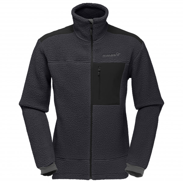 Norrøna - Trollveggen Thermal Pro Jacket - Fleecejacke Gr L schwarz/grau von Norrøna