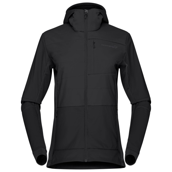 Norrøna - Women's Falketind Alpha90 Insulated Zip Hood - Kunstfaserjacke Gr L schwarz von Norrøna