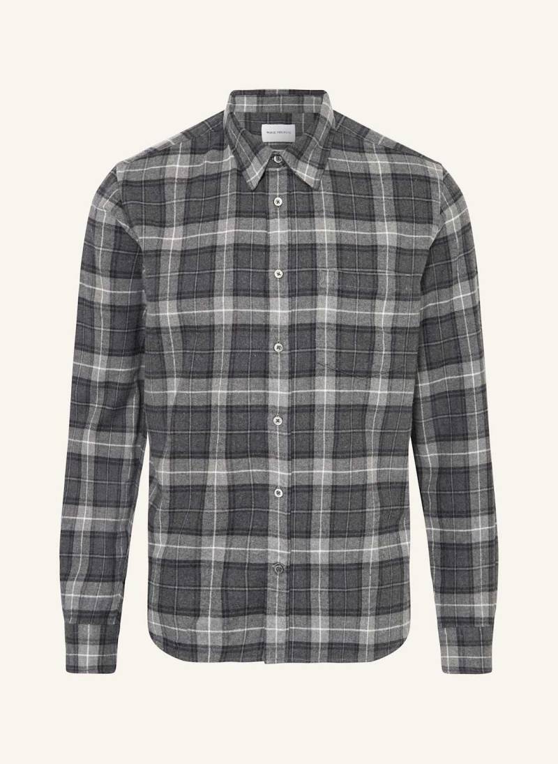 Norse Projects Flanellhemd Osvald Comfort Fit grau von Norse Projects