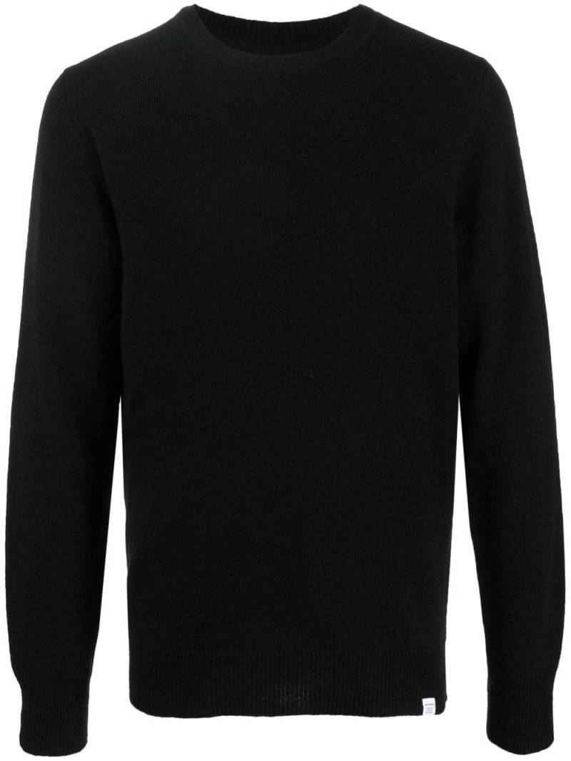 Norse Projects crew neck long-sleeve jumper - Black von Norse Projects