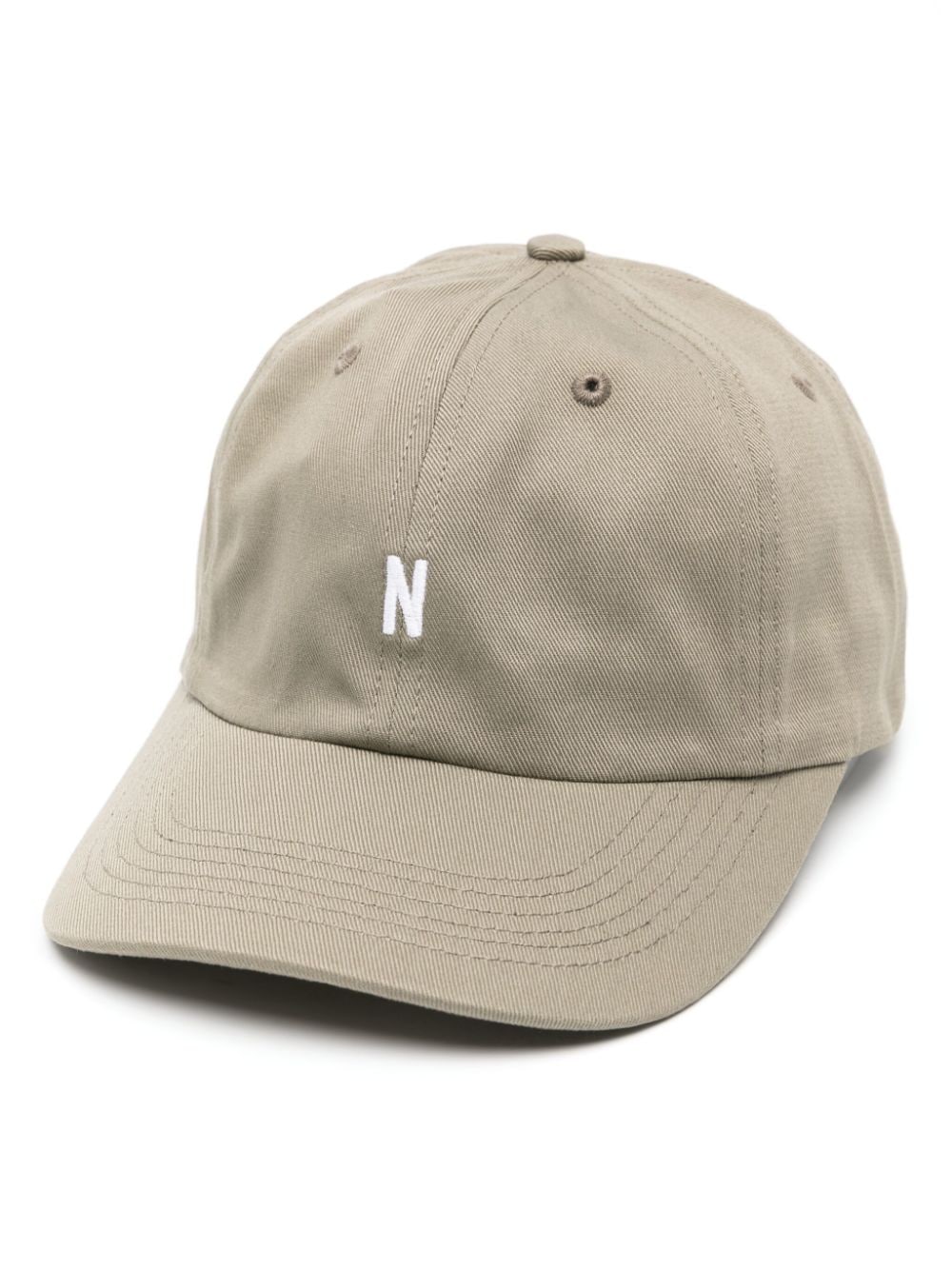 Norse Projects logo-embroidered baseball cap - Green von Norse Projects