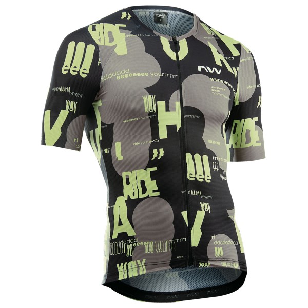 Northwave - Blade Type Jersey Short Sleeve - Velotrikot Gr S grau von Northwave
