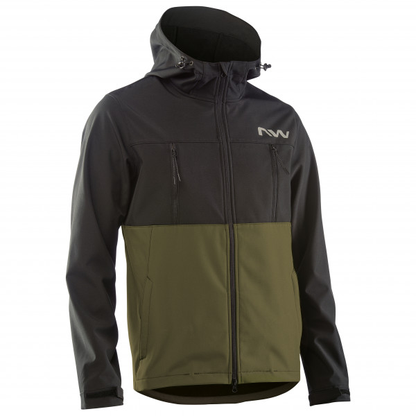 Northwave - Easy Out Softshell Jacket - Velojacke Gr M schwarz von Northwave