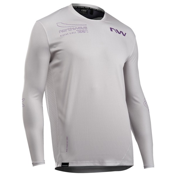 Northwave - Edge 2 Jersey Long Sleeve - Velotrikot Gr XXL grau von Northwave