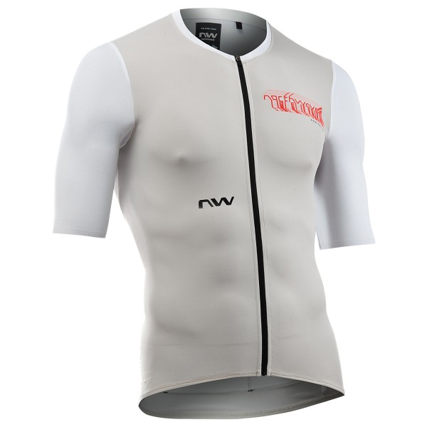 Northwave - Essence Evo Jersey Short Sleeve - Velotrikot Gr 3XL;L;M;S;XL;XS;XXL grau;türkis von Northwave