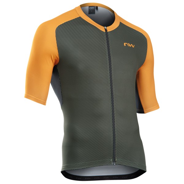 Northwave - Force Evo Jersey Short Sleeve - Velotrikot Gr XL grau von Northwave