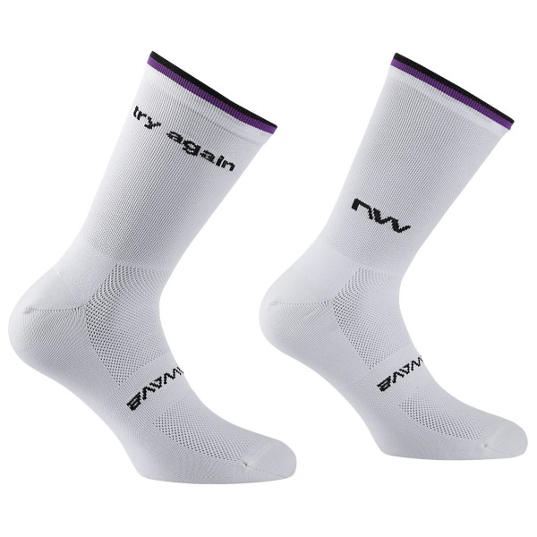Northwave - Try Again Sock - Velosocken Gr M grau von Northwave
