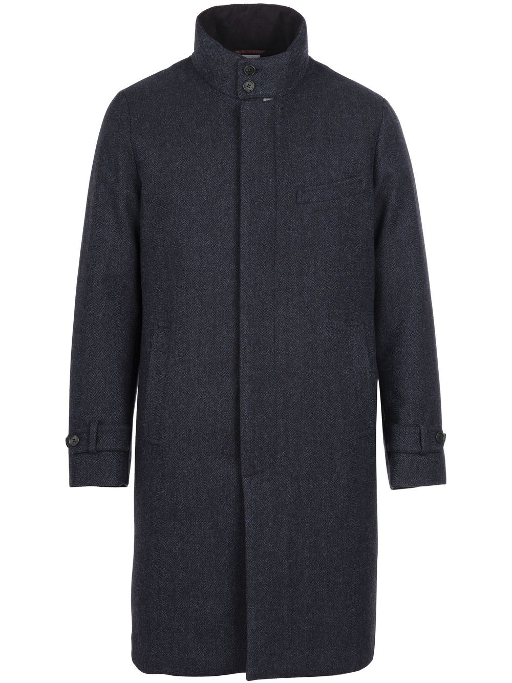 Norwegian Wool single-breasted down-filled coat - Blue von Norwegian Wool