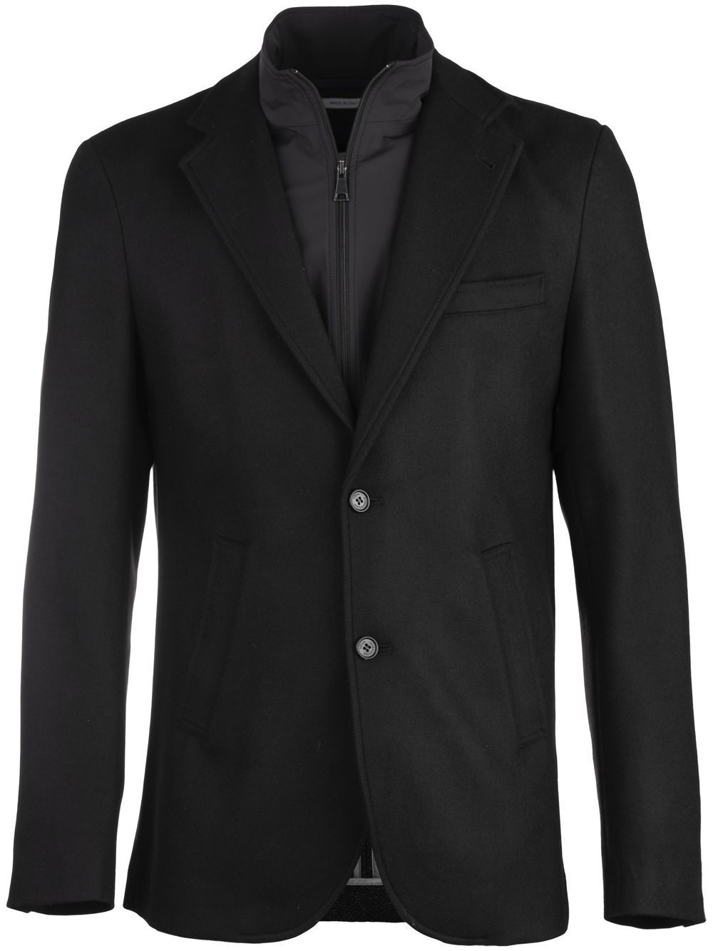 Norwegian Wool layered-design wool-cashmere blazer - Black von Norwegian Wool