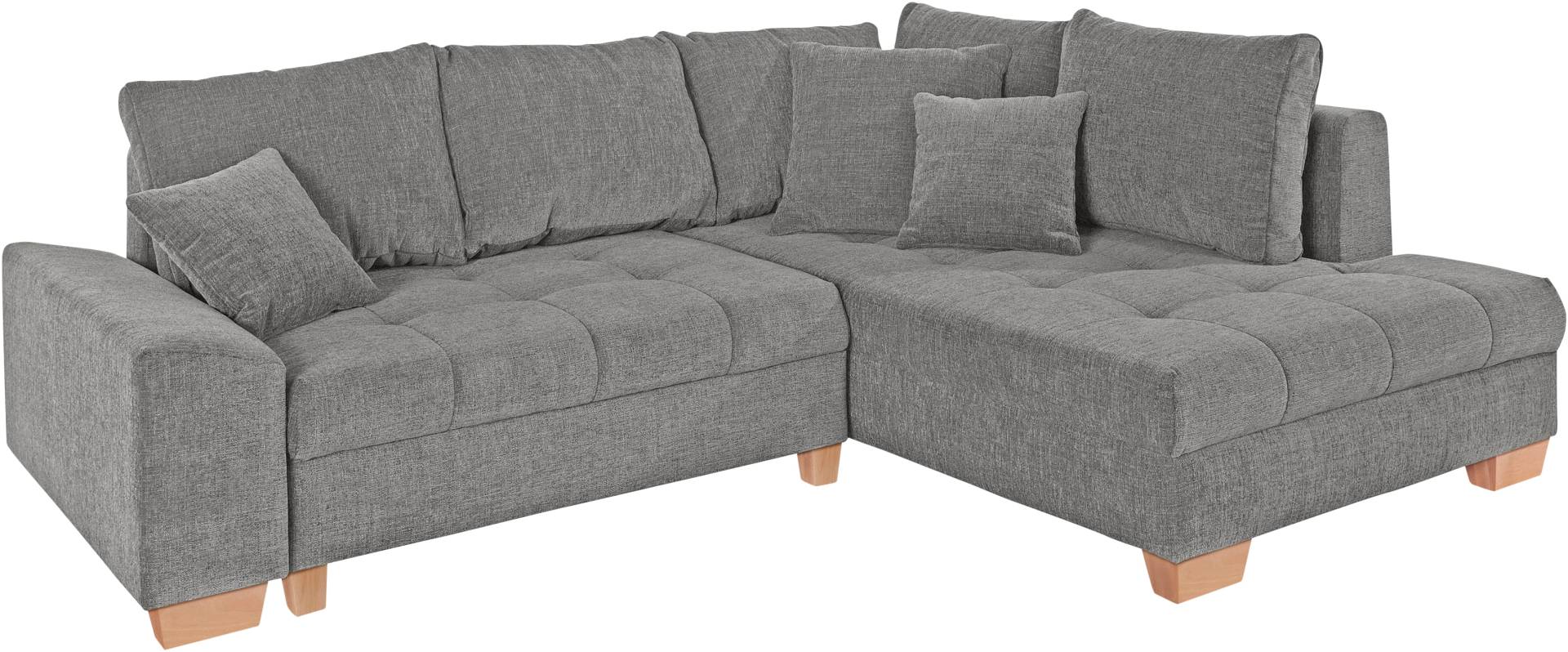 Mr. Couch Ecksofa »Nikita L-Form«, wahlweise mit Kaltschaum (140kg Belastung/Sitz), AquaClean-Stoff von Mr. Couch