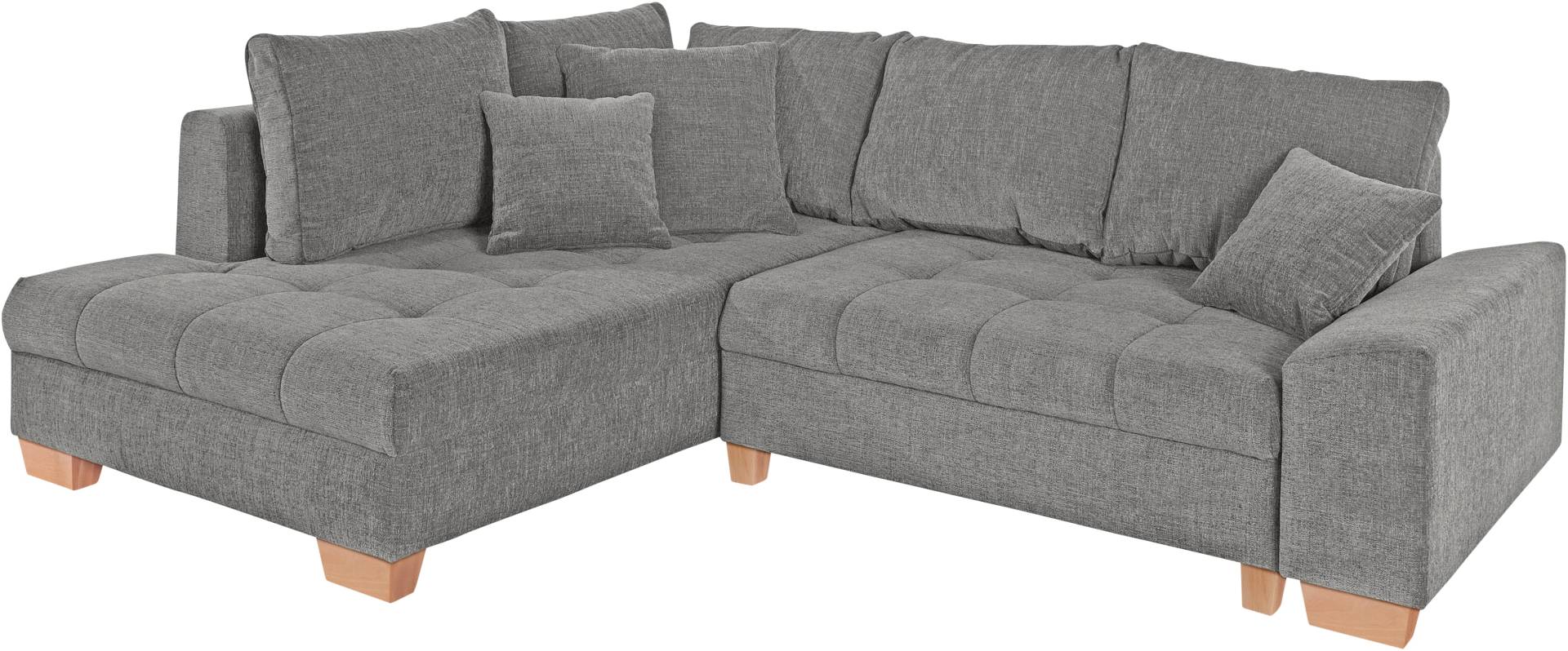 Mr. Couch Ecksofa »Nikita L-Form«, wahlweise mit Kaltschaum (140kg Belastung/Sitz), AquaClean-Stoff von Mr. Couch