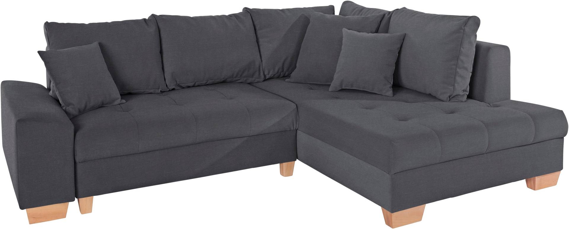 Mr. Couch Ecksofa »Nikita L-Form«, wahlweise mit Kaltschaum (140kg Belastung/Sitz), AquaClean-Stoff von Mr. Couch