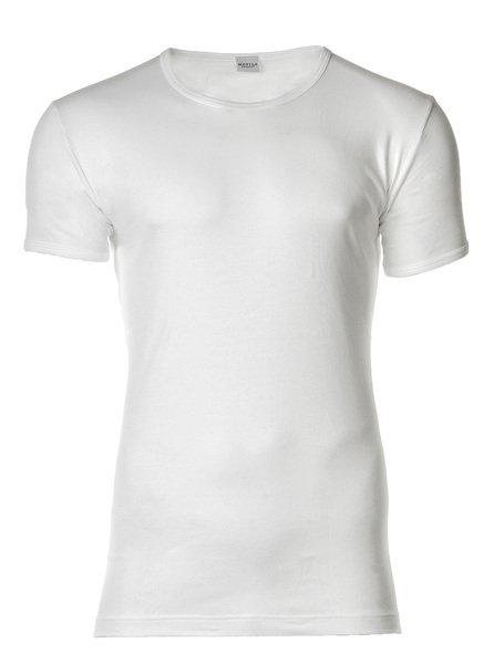 T-shirt Figurbetont Herren Weiss M von Novila