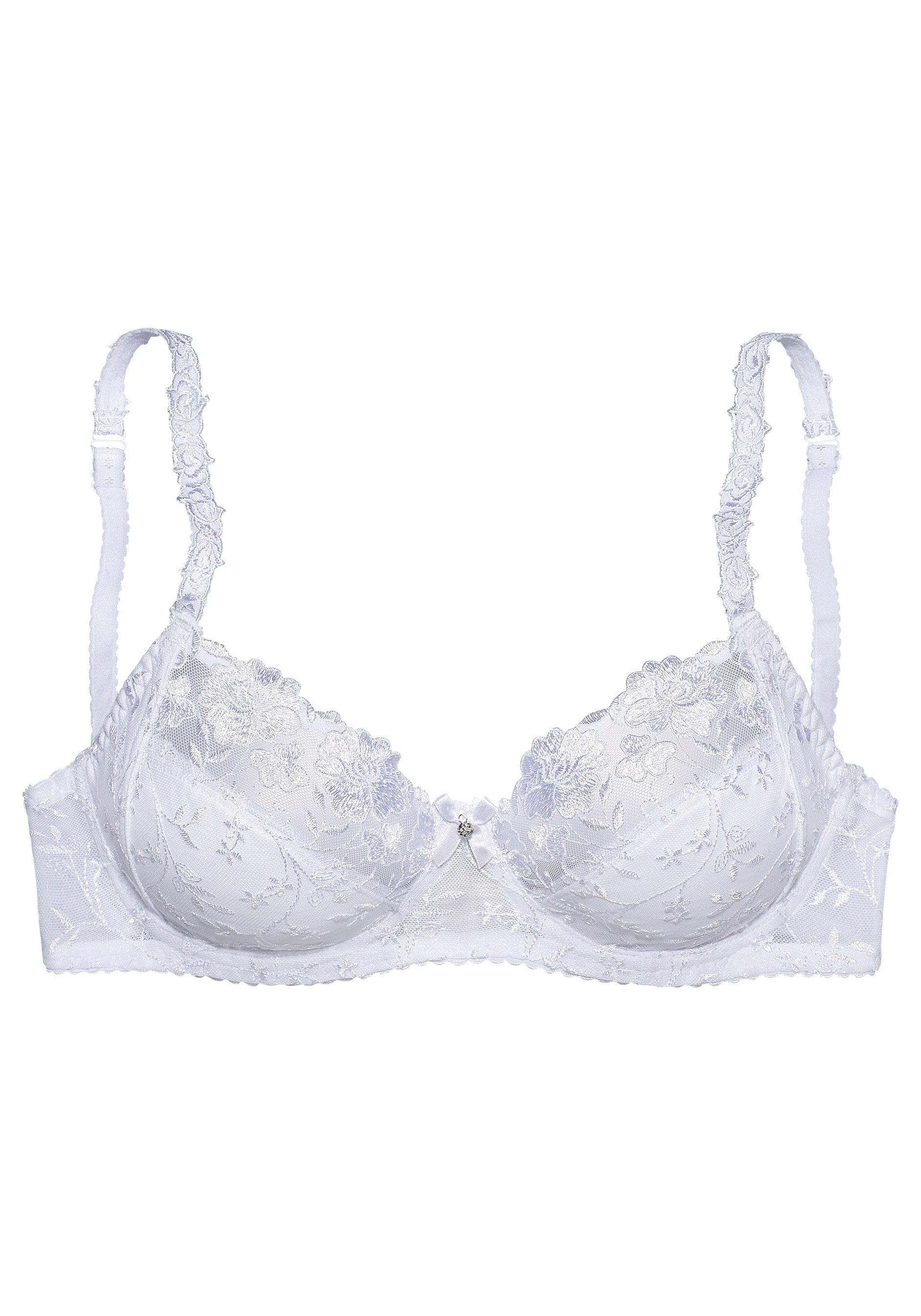 Nuance Bügel-BH, mit schöner Stickerei Spitze, Dessous Nuance Bügel-BH, mit schöner Stickerei Spitze, Dessous von Nuance