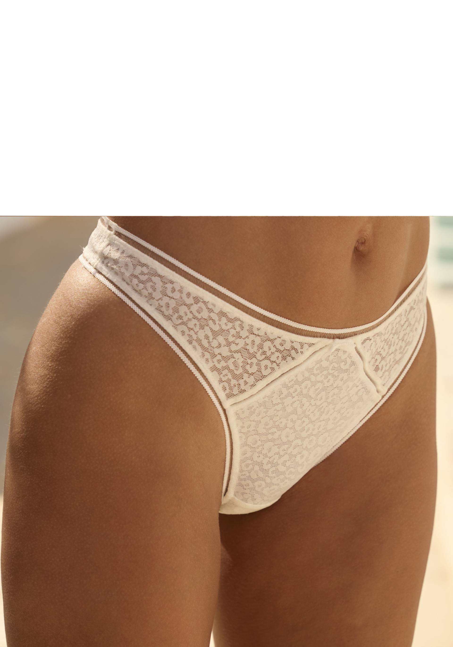 Nuance String, aus Allover-Jacquardspitze im angesagten Leo-Look Nuance String, aus Allover-Jacquardspitze im angesagten Leo-Look von Nuance