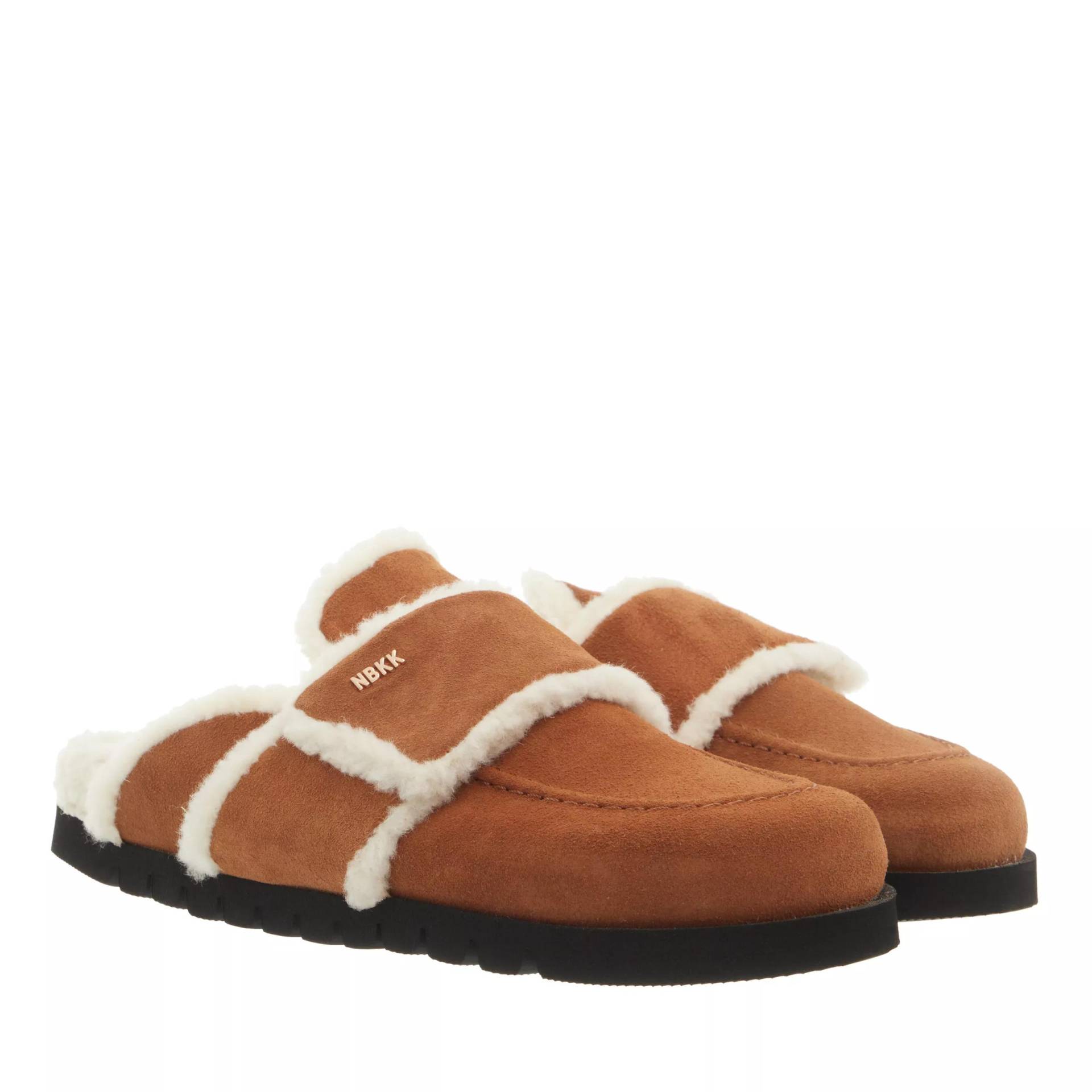 Nubikk Slipper & Pantoletten - Teddy Fur (L) - Gr. 41 (EU) - in Braun - für Damen von Nubikk