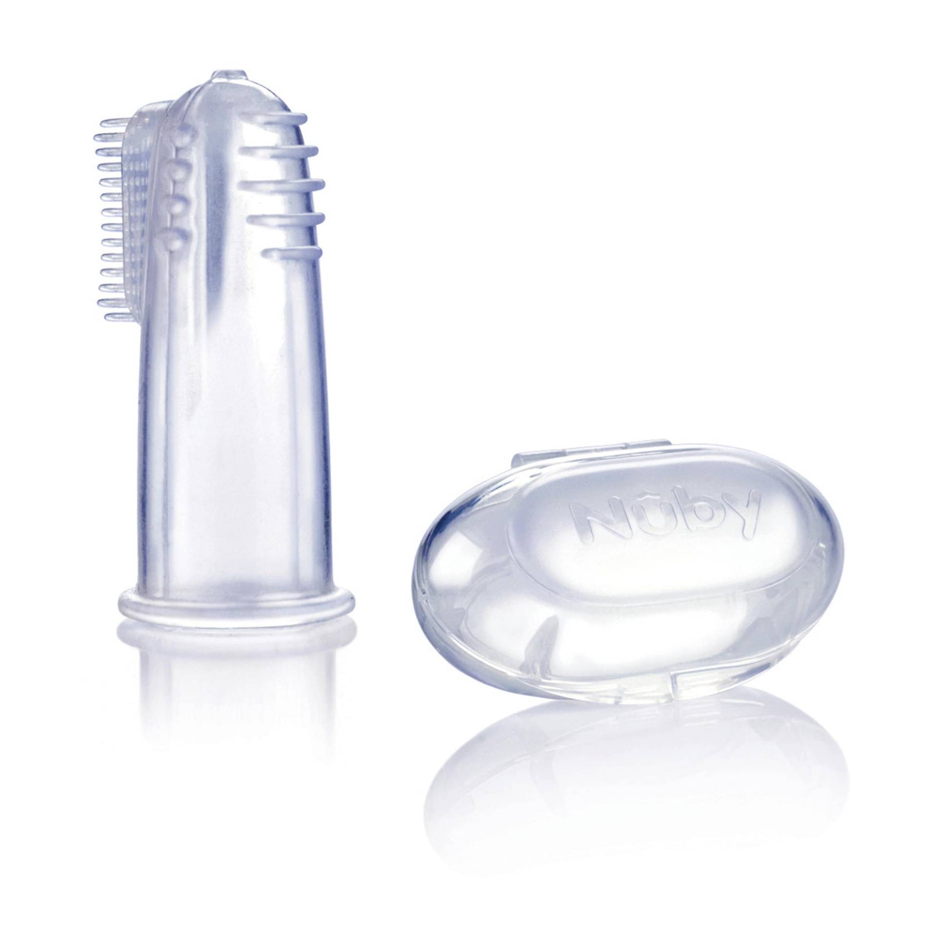 Finger-Zahnbürste mit Box Finger-Zahnbürste mit Box von Nûby