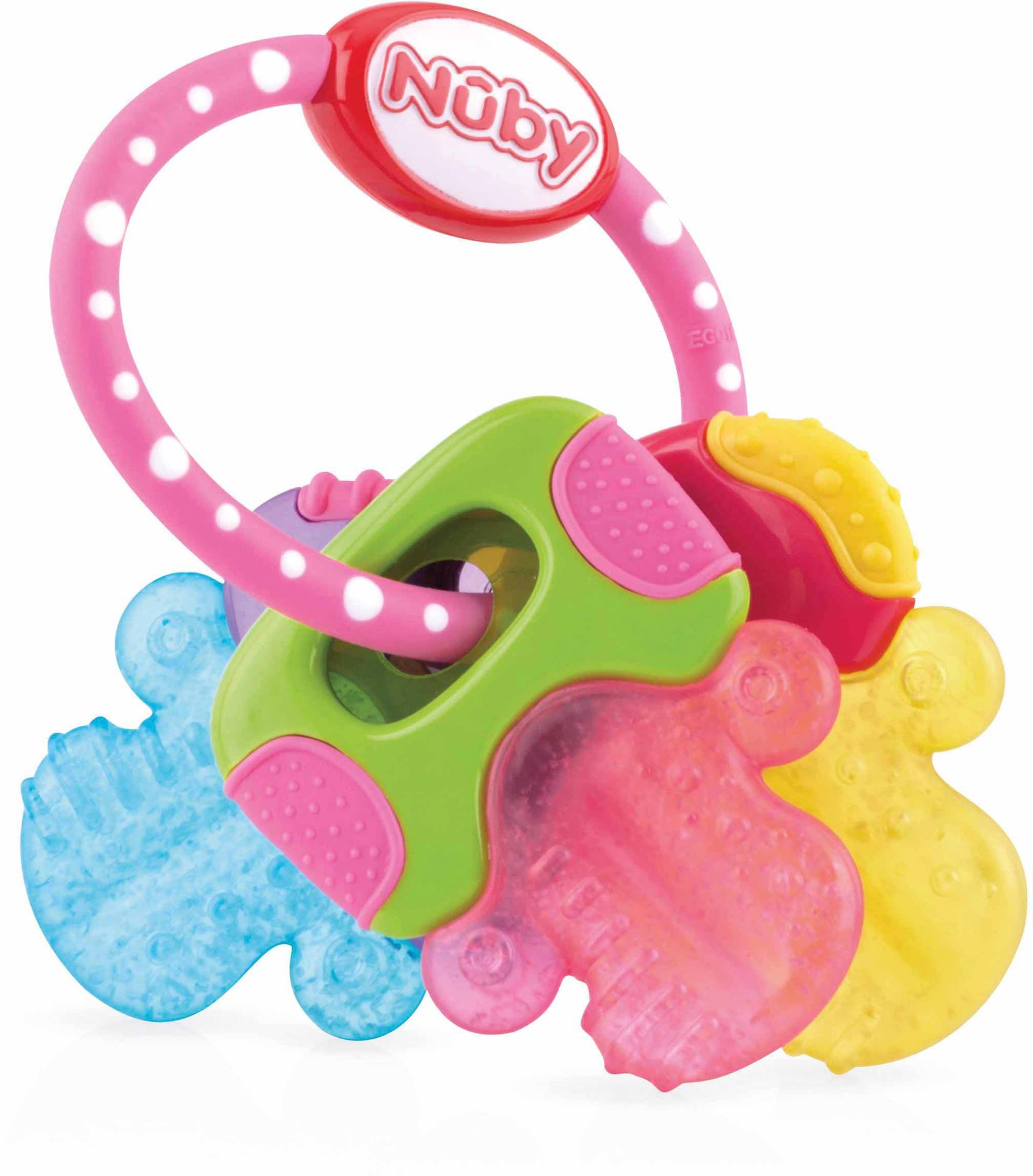 Nuby Beissring »Schlüssel, pink« von Nuby