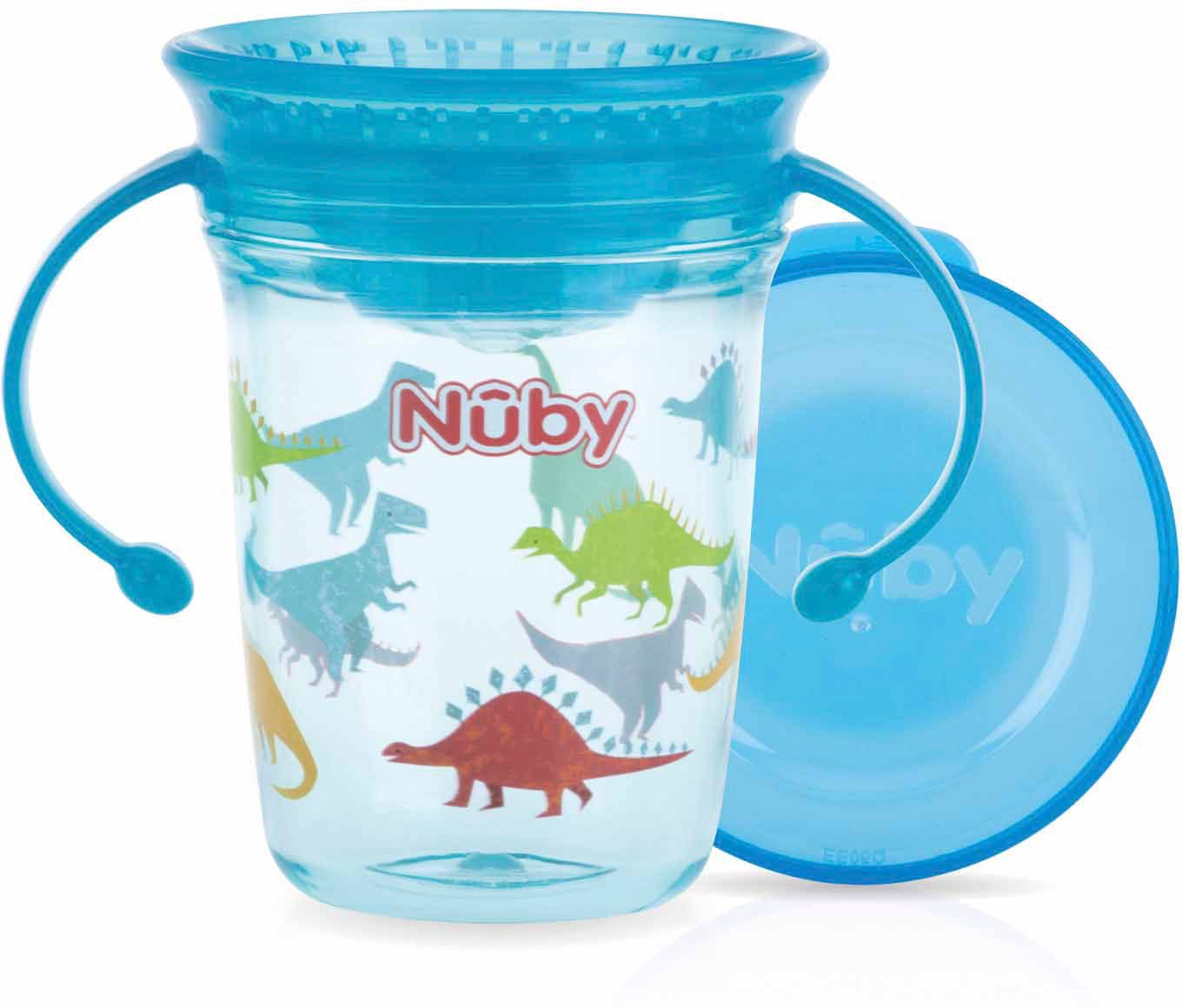 Nuby Kinderbecher »360° Trinklerntasse 240ml, türkis« von Nuby