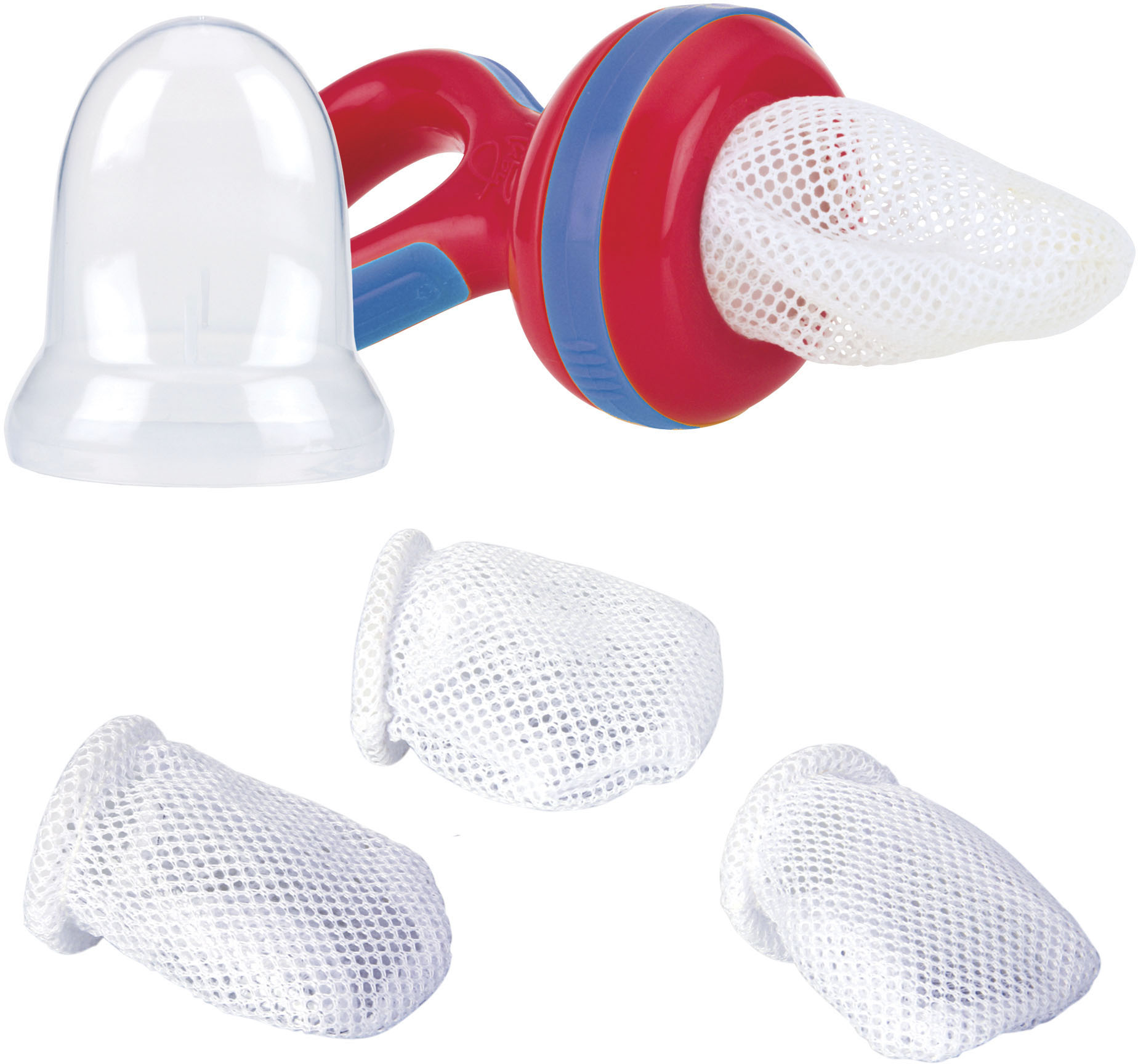Nuby Schnuller »Fruchtsauger, rot + 3 Ersatznetze« Nuby Schnuller »Fruchtsauger, rot + 3 Ersatznetze« von Nuby