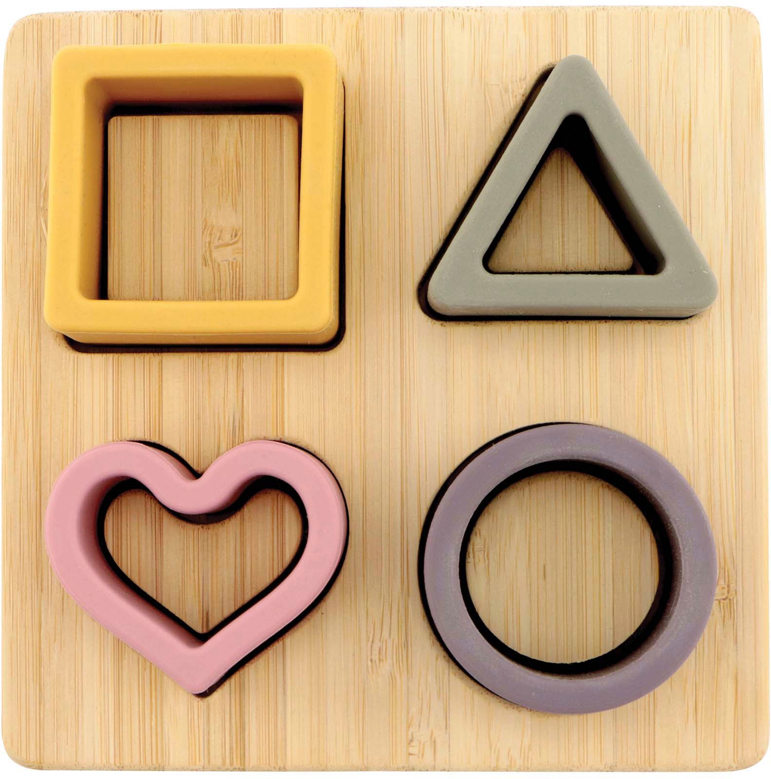 Nuby Steckspielzeug »Formenpuzzle mit Holzbrett« von Nuby