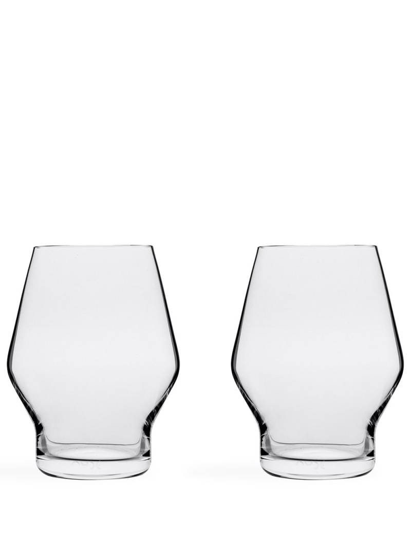 Nude Beak set of two glasses - Neutrals von Nude