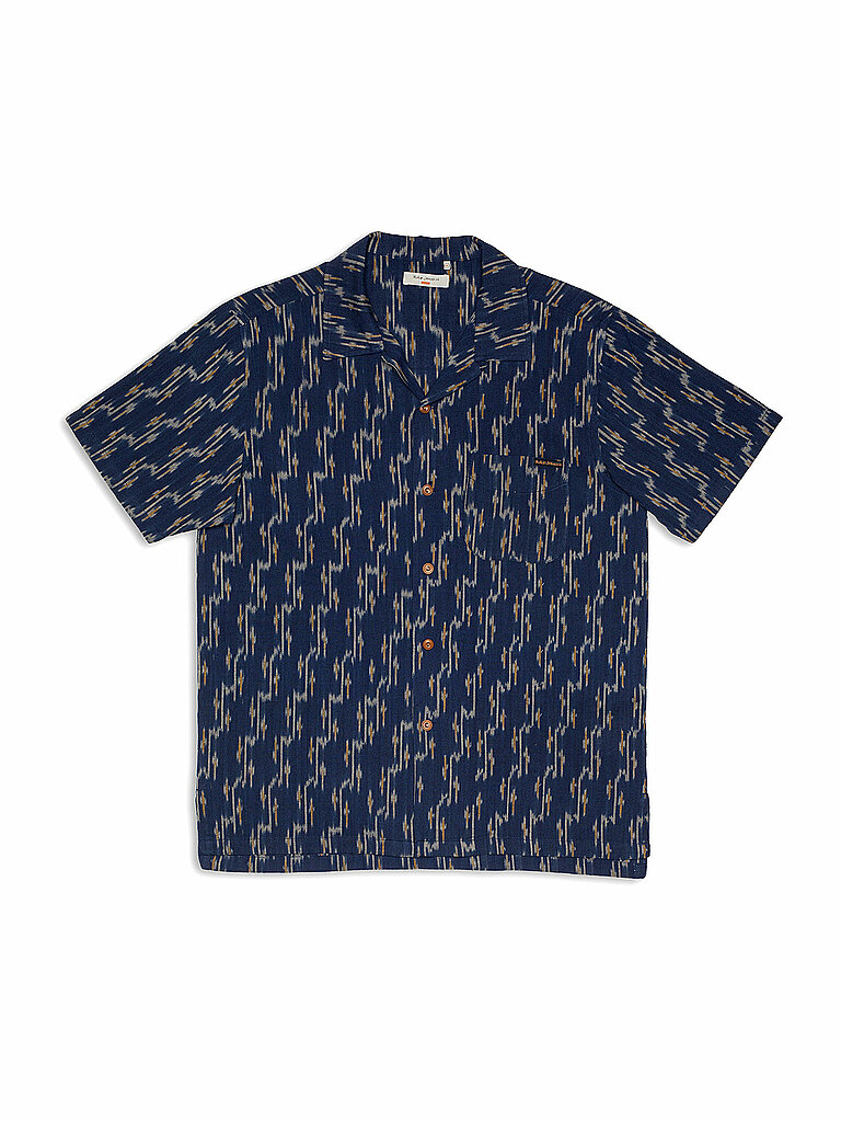 NUDIE JEANS Hemd Regular Fit ARVID  dunkelblau | L von Nudie Jeans