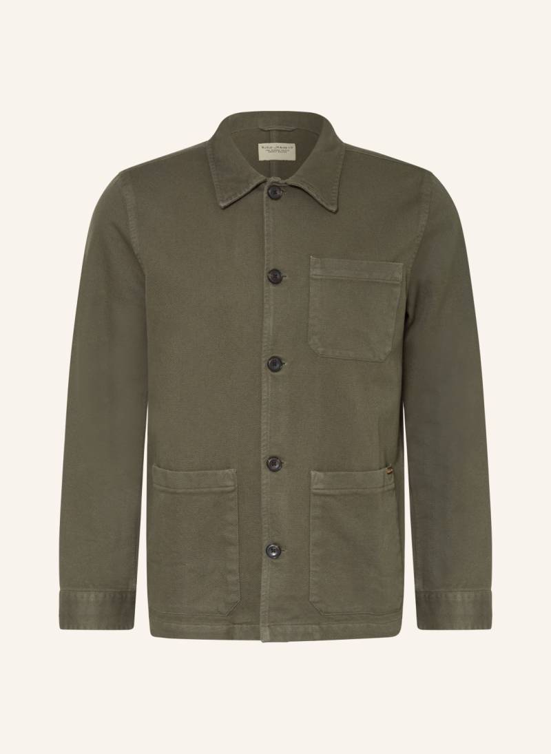 Nudie Jeans Overshirt Barney gruen von Nudie Jeans