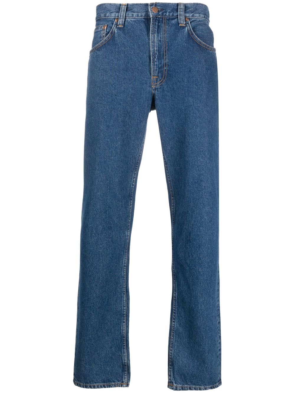 Nudie Jeans mid-rise straight-leg jeans - Blue von Nudie Jeans