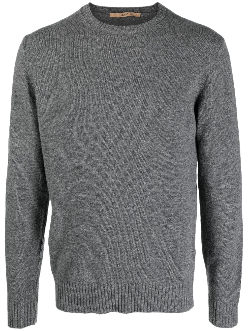 Nuur crew-neck knitted jumper - Grey von Nuur