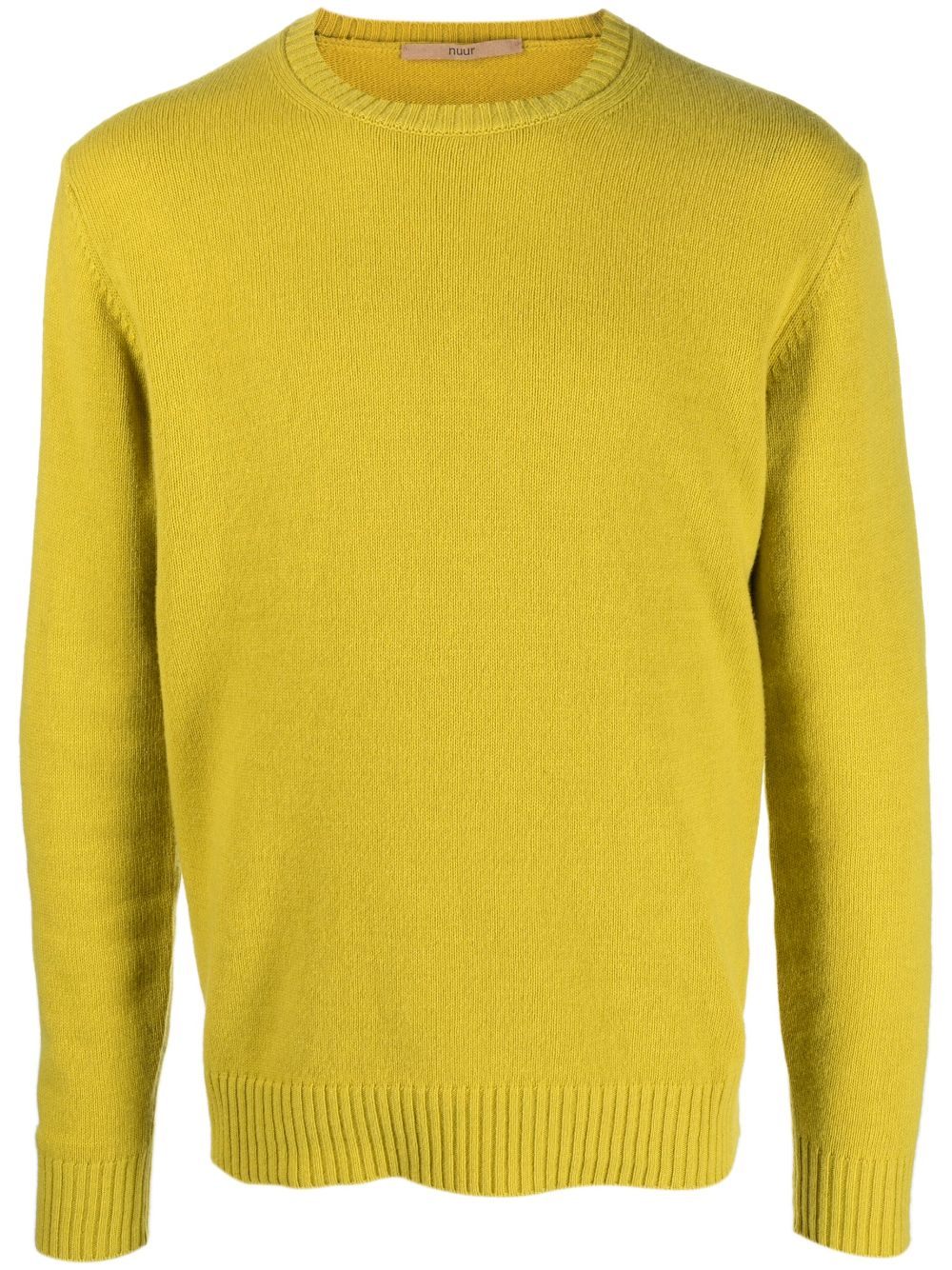Nuur crew-neck knitted jumper - Yellow von Nuur