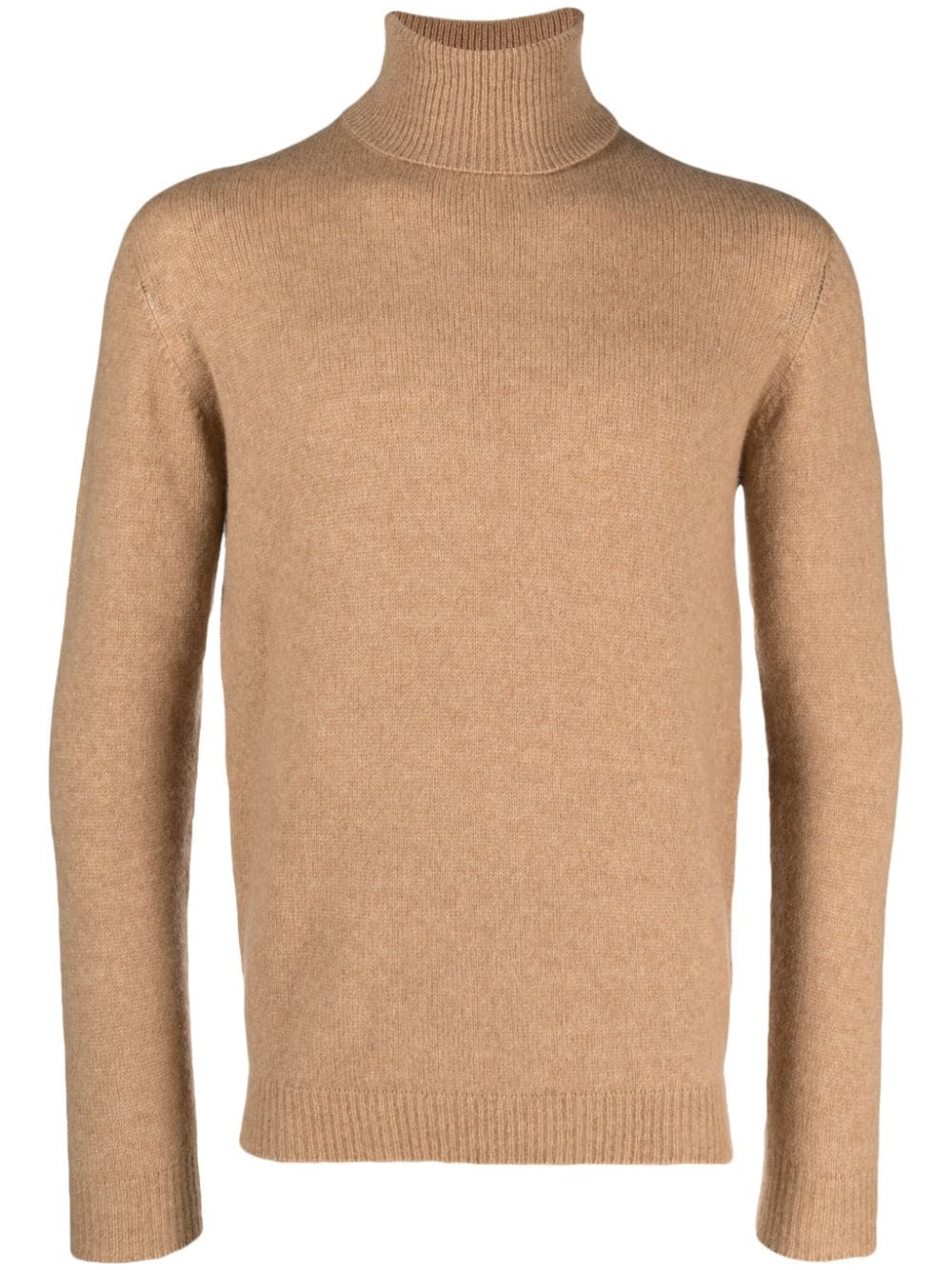 Nuur fine-knit roll-neck jumper - Brown von Nuur