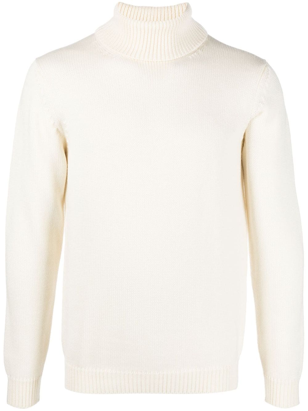 Nuur high-neck long-sleeve knit sweater - Neutrals von Nuur
