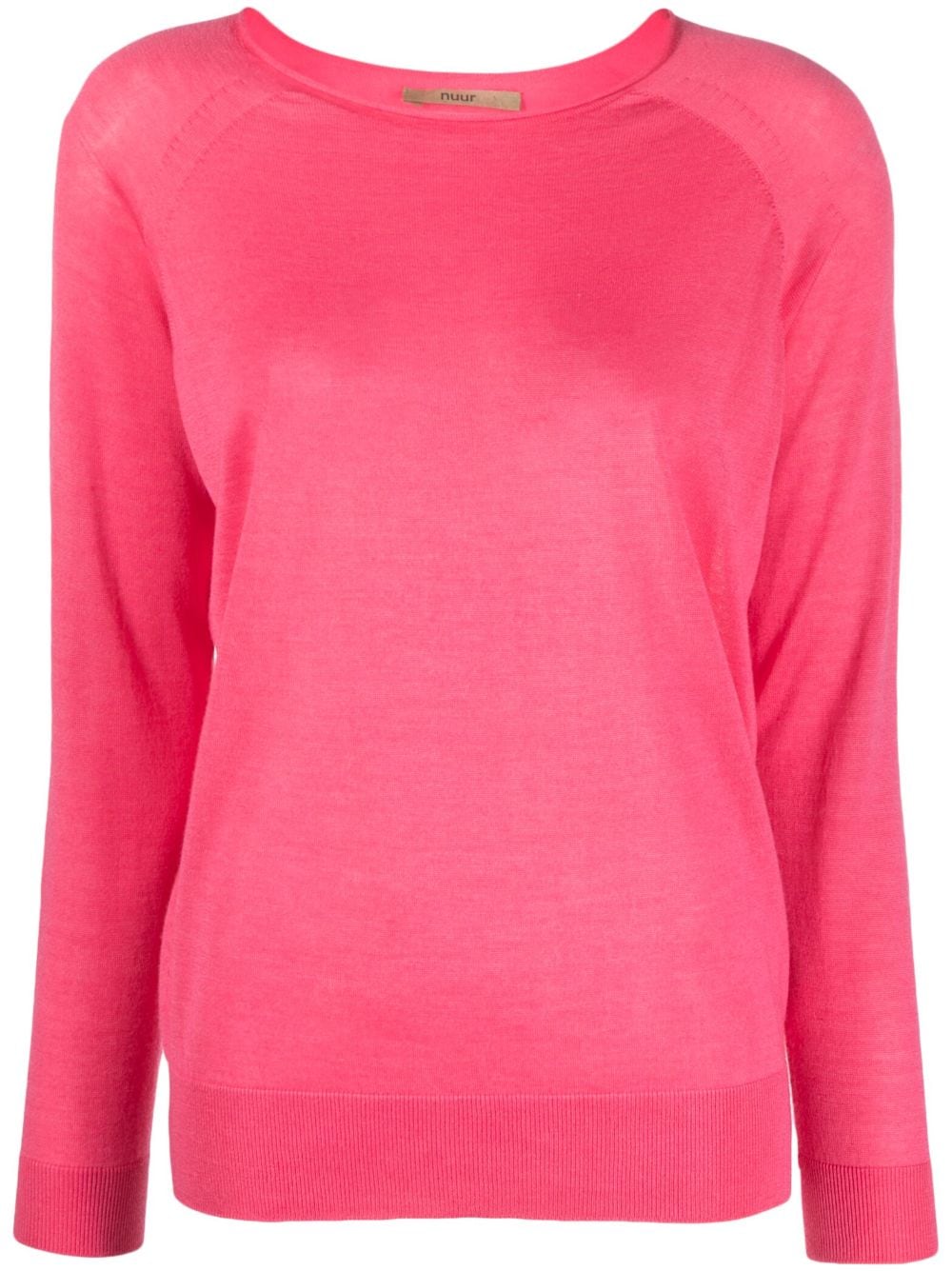 Nuur long-sleeved knitted jumper - Pink von Nuur