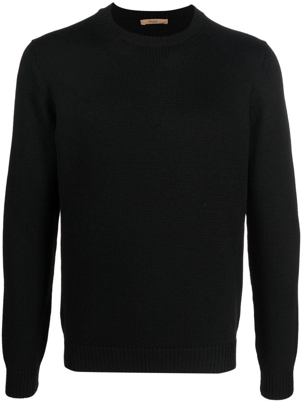 Nuur ribbed-knit wool jumper - Black von Nuur