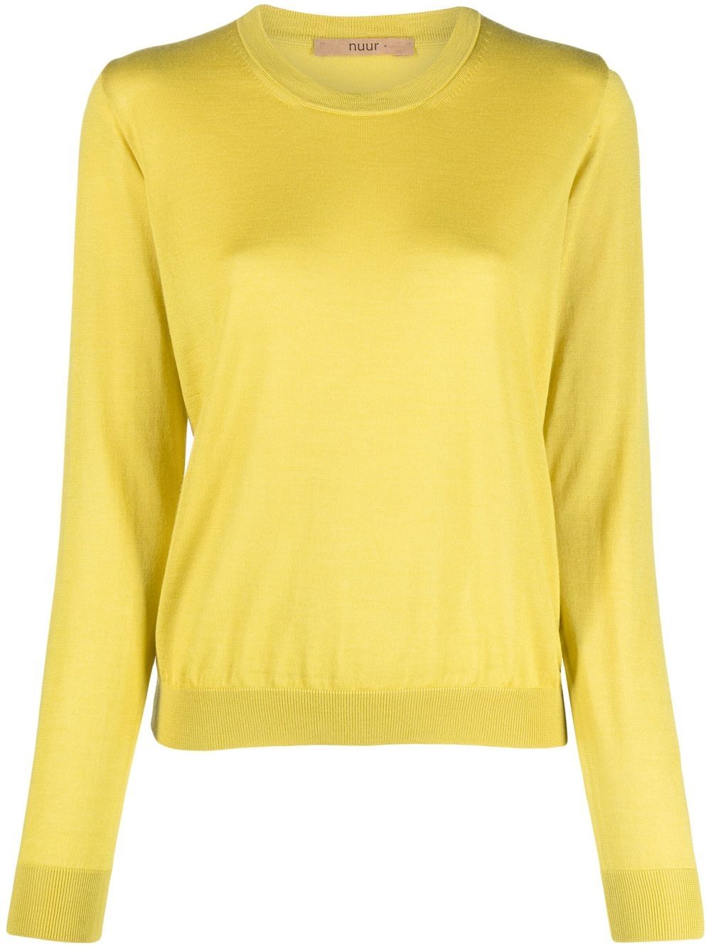 Nuur round-neck knit jumper - Yellow von Nuur